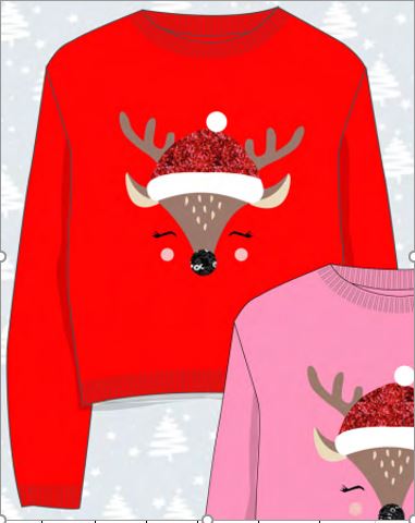 Christmas Fawn Alique Jumper
