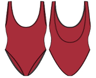 Swimwear Plus Scoop Neck Swimsuit
