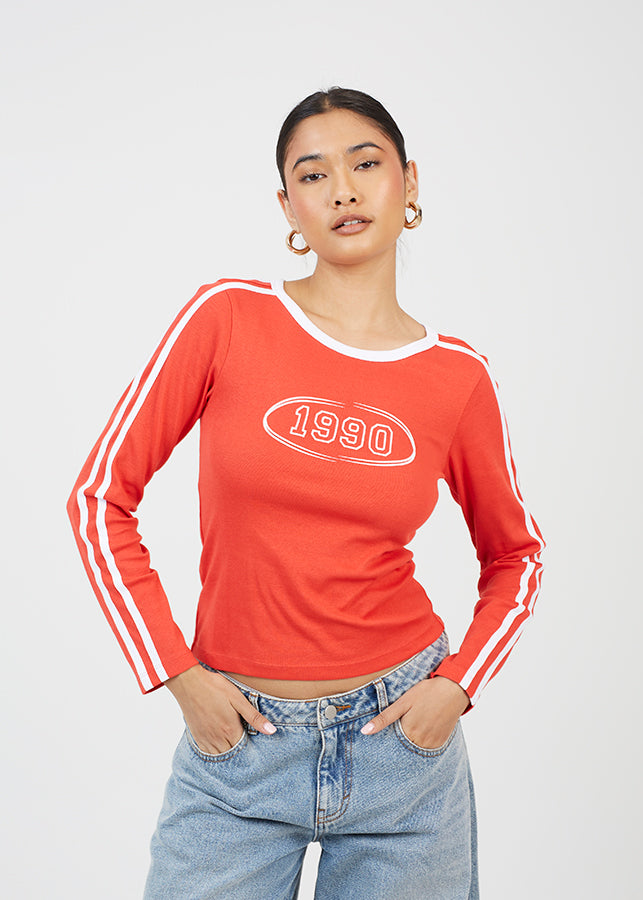 Ladies Brave Soul L/Sleeve Top