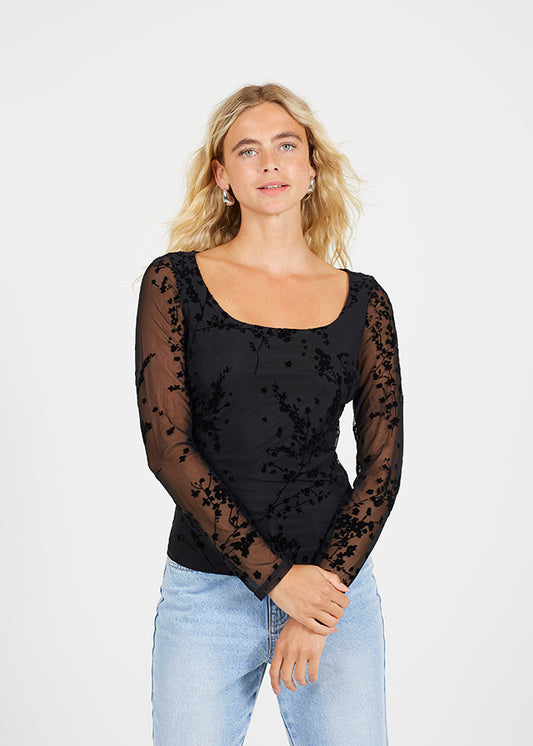 Ladies Brave Soul L/Sleeve Top