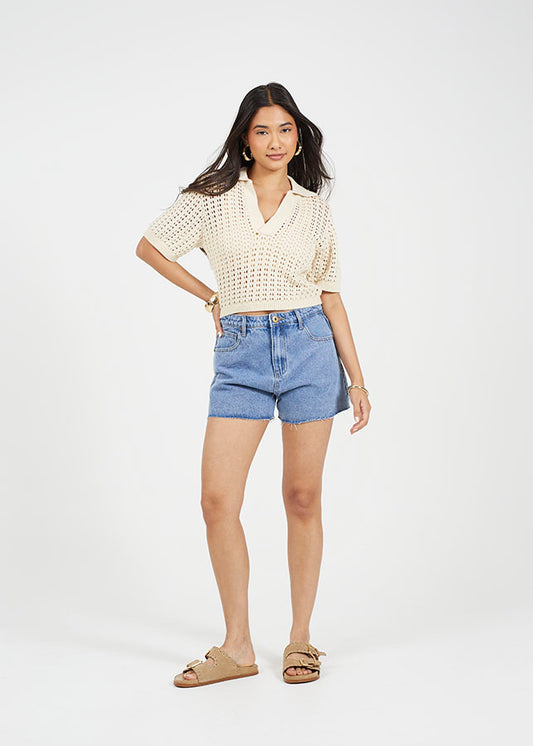 Ladies Brave Soul Denim Shorts