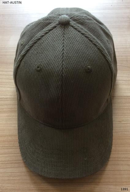 Khaki Cotton Cord Cap