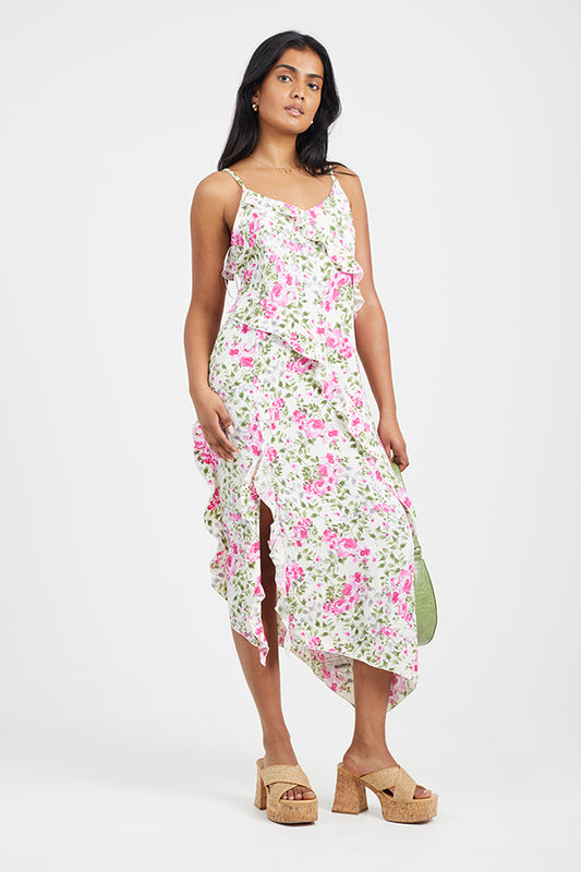 Chiffon Flowy Dress