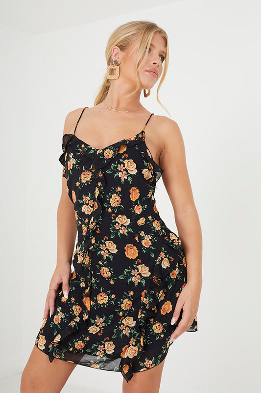 Sheer Frill Dress