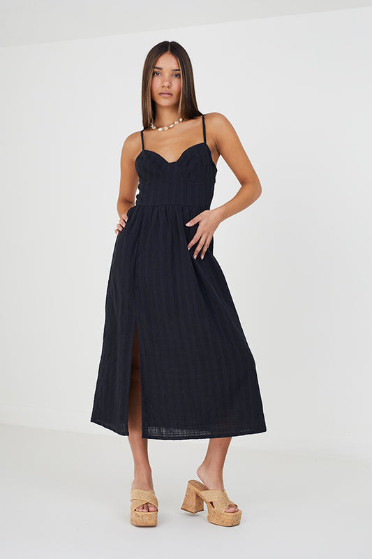 Stray Midi Dobby Dress