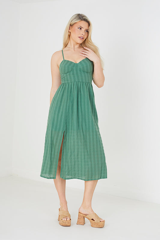 Stray Midi Dobby Dress