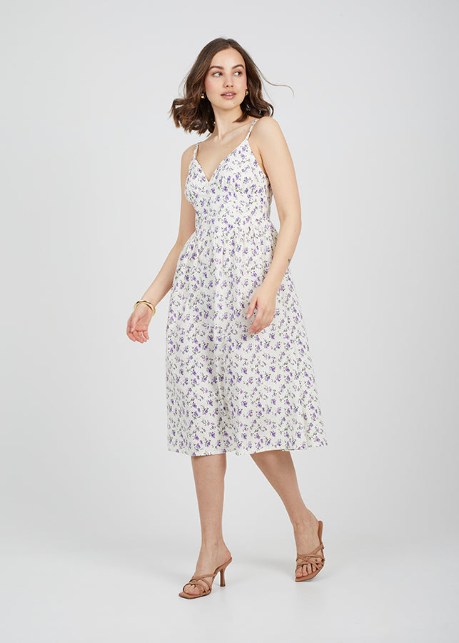 Corseted A-Line Dress