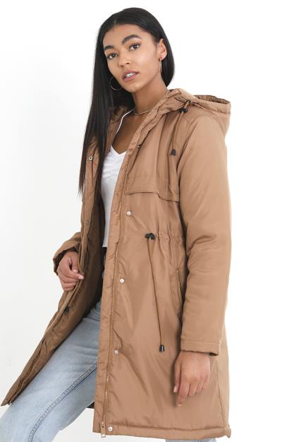 Wholsale Padded Shower Resistant Parka Jacket