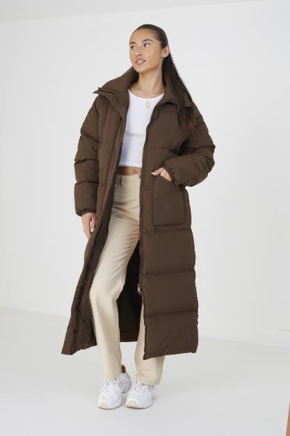 Nylon Taslan Padded Maxi Lengh Jacket