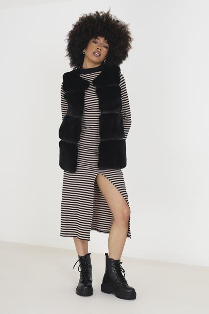 Faur Fur Short Gilet