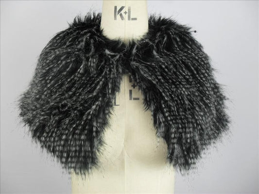 Black Fur Cape