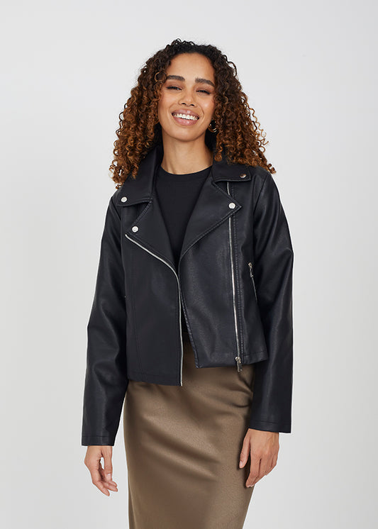 Pu Biker Jacket