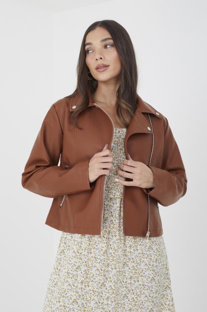 Pu Biker Jacket