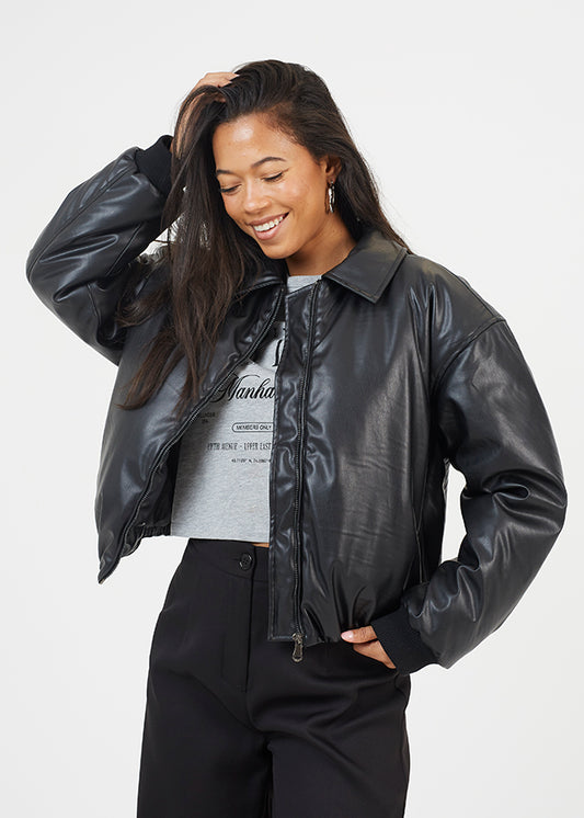 Ladies Brave Soul Black Jacket