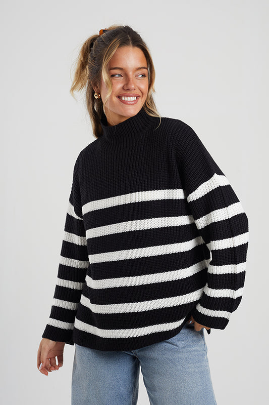 Ladies Brave Soul Black Knitwear