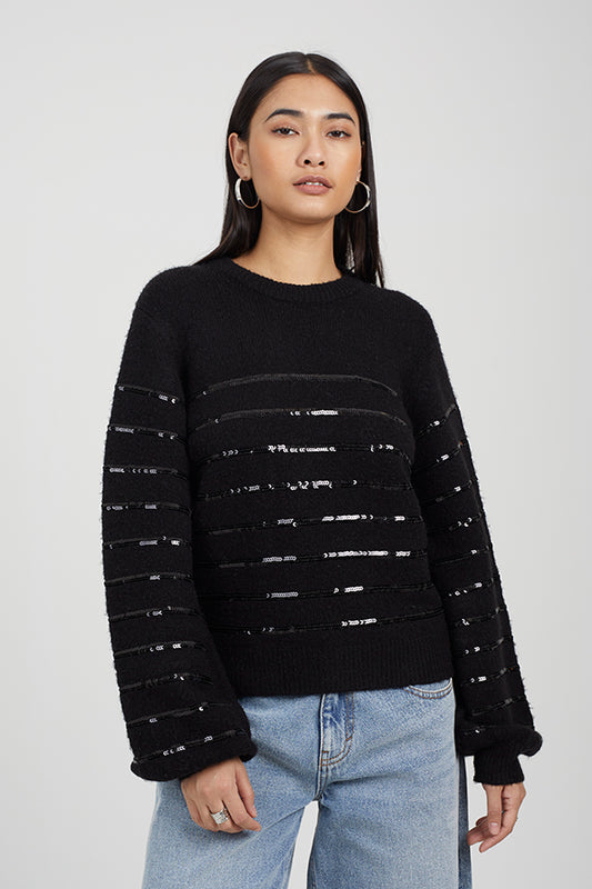 Ladies Brave Soul Black Knitwear