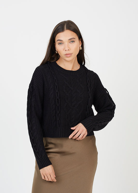 Ladies Brave Soul Black Knitwear