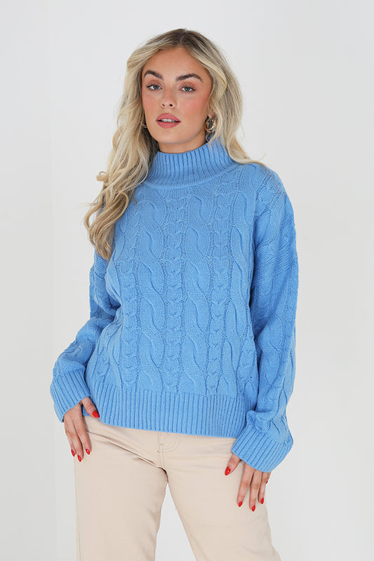 Crew Neck Cable Jumper