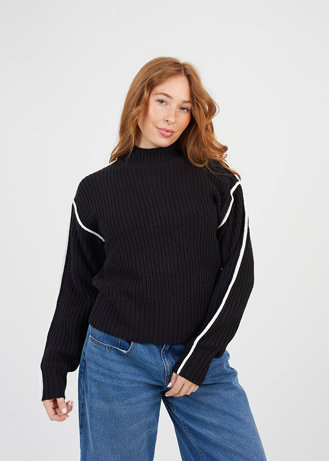 Ladies Brave Soul Black Knitwear