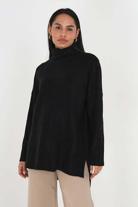 Roll Neck Oversized Jumper