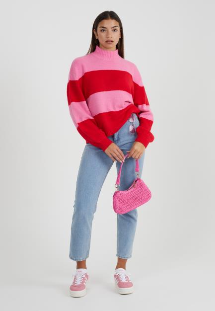 Crew Neck Stripe Jumper