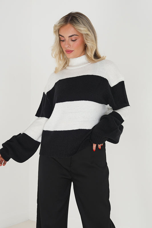 Crew Neck Stripe Jumper