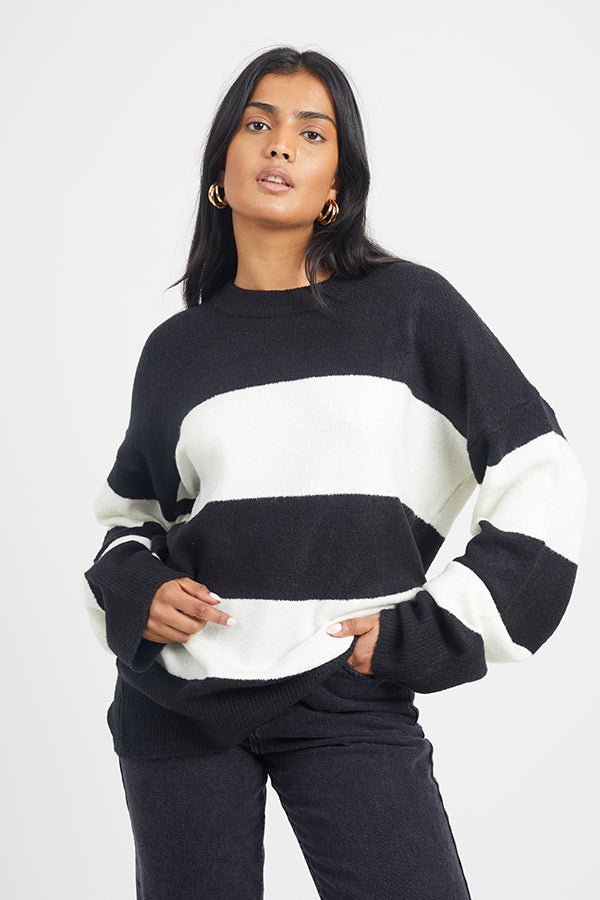 Ladies Brave Soul Black Knitwear