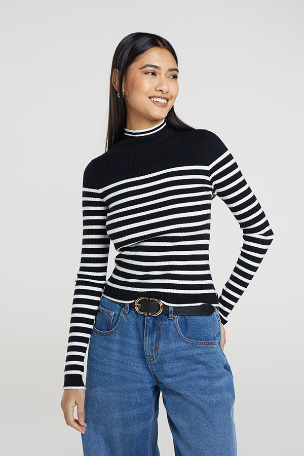 Ladies Brave Soul Black Knitwear
