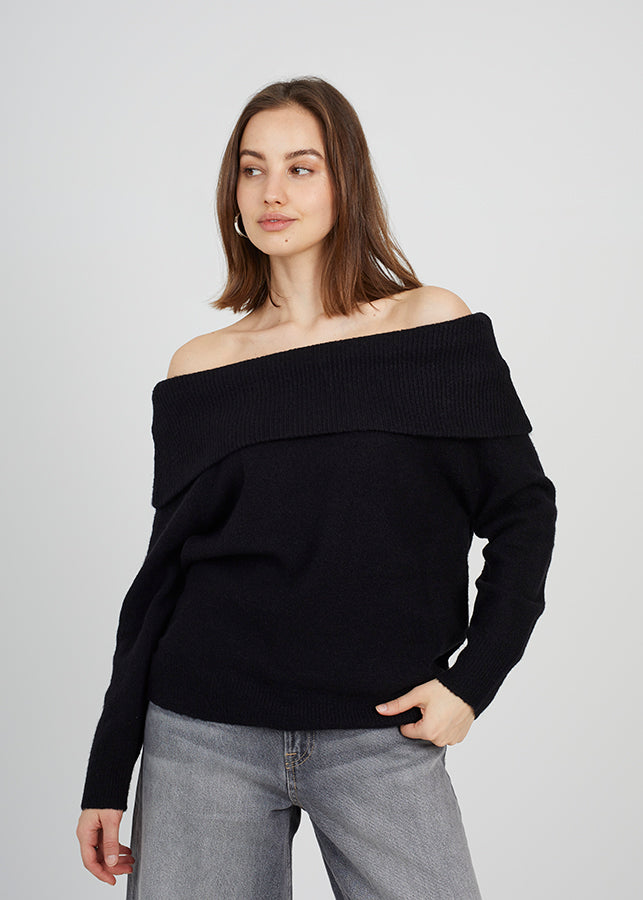 Ladies Brave Soul Black Knitwear