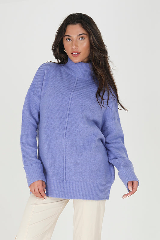 Oversized Funnel Neck Jumper