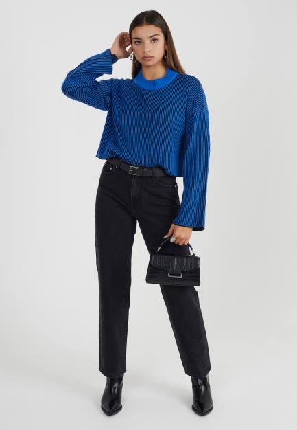 Crew Neck Fisherman Knit Jumper