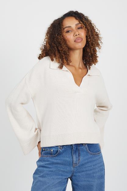 Brave Soul Trophy Neck Jumper