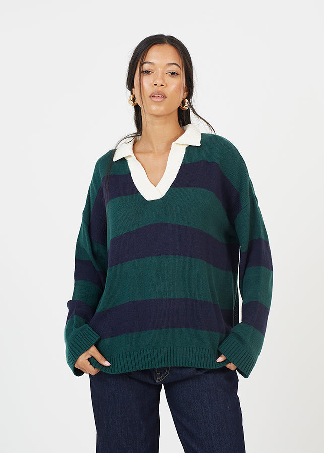 Ladies Brave Soul Green Knitwear