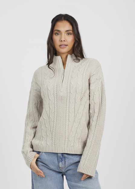 Ladies Brave Soul Stone Knitwear