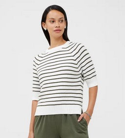 Lily Mozart Stripes Short Sleeve Jumper
