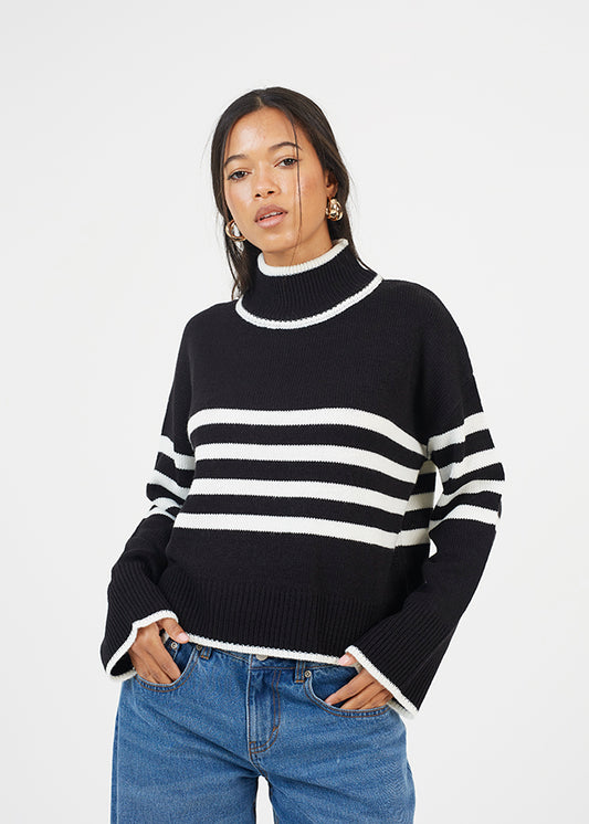 Ladies Brave Soul Black Knitwear