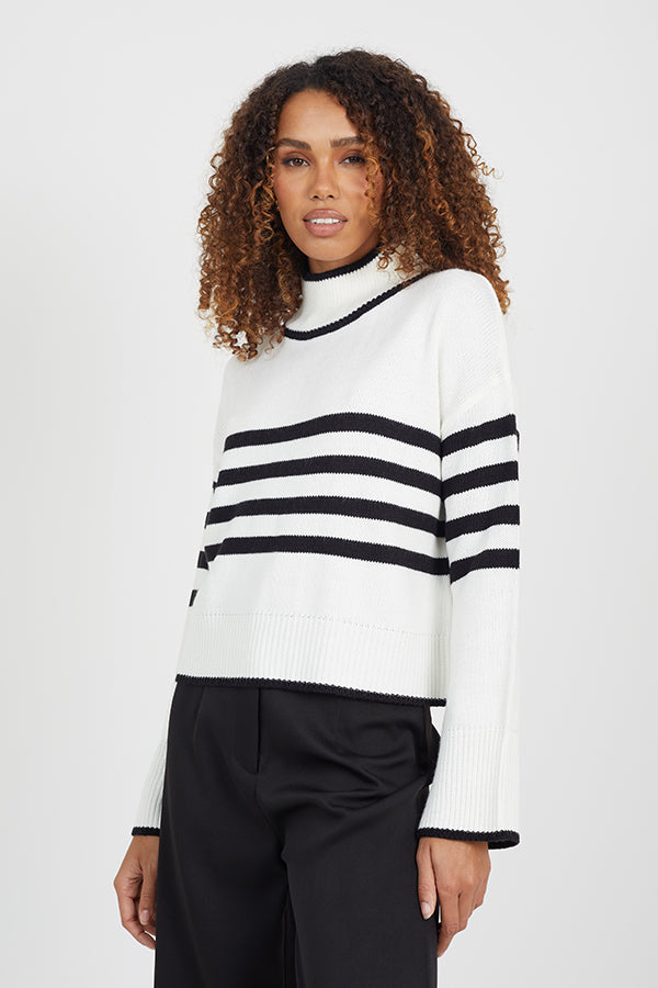 Ladies Brave Soul Ivory Knitwear