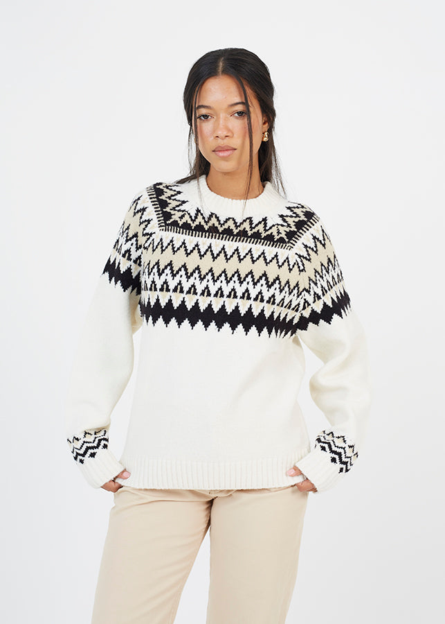 Ladies Brave Soul Cream Knitwear
