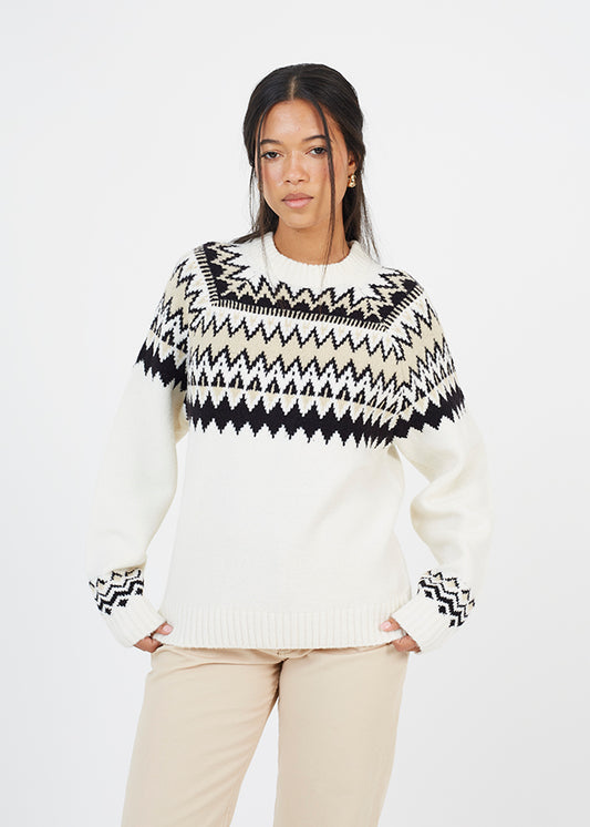 Ladies Brave Soul Cream Knitwear
