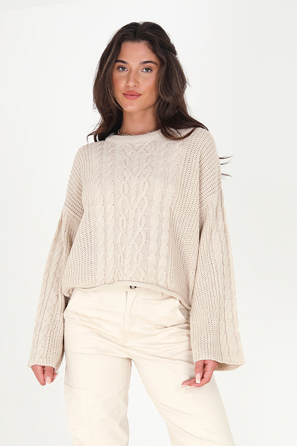 Croed Wide Cable Jumper