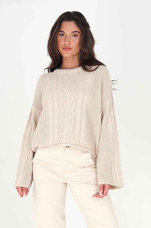 Croed Wide Cable Jumper