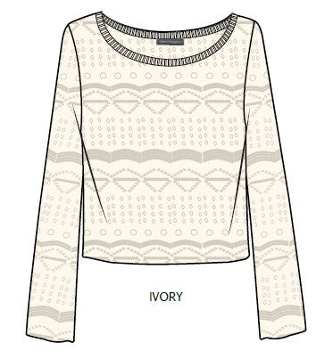 Crochet Bobble Knit Jiumper
