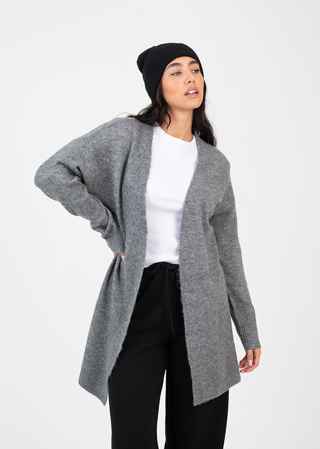 Ladies Brave Soul Grey Cardigan