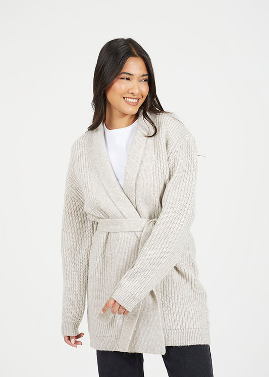 Ladies Brave Soul Oatmeal Cardigan