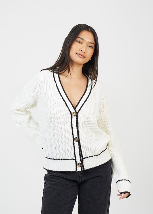Ladies Brave Soul Ivory Cardigan