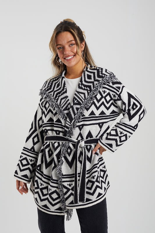Ladies Brave Soul Oatmeal Cardigan