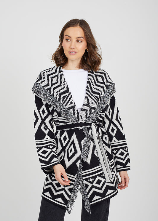 Ladies Brave Soul Black Cardigan