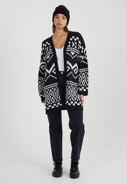 Jacquard Cardigan