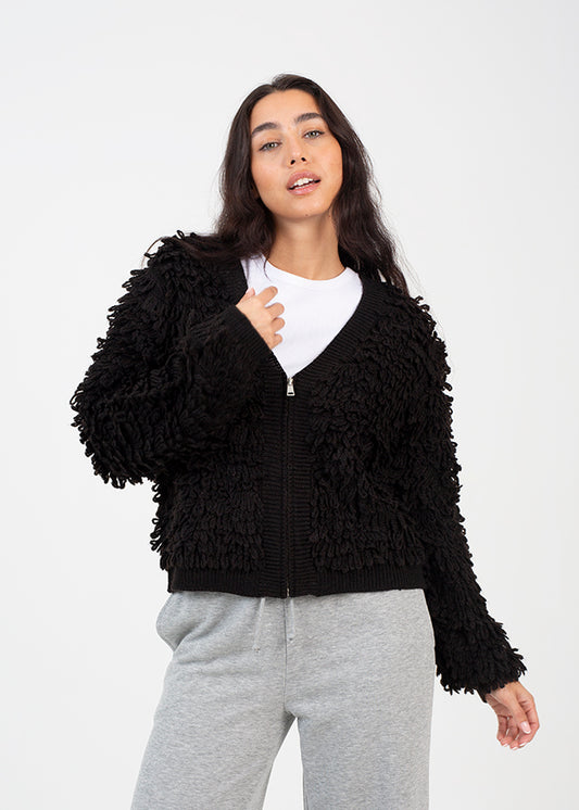 Ladies Brave Soul Black Cardigan