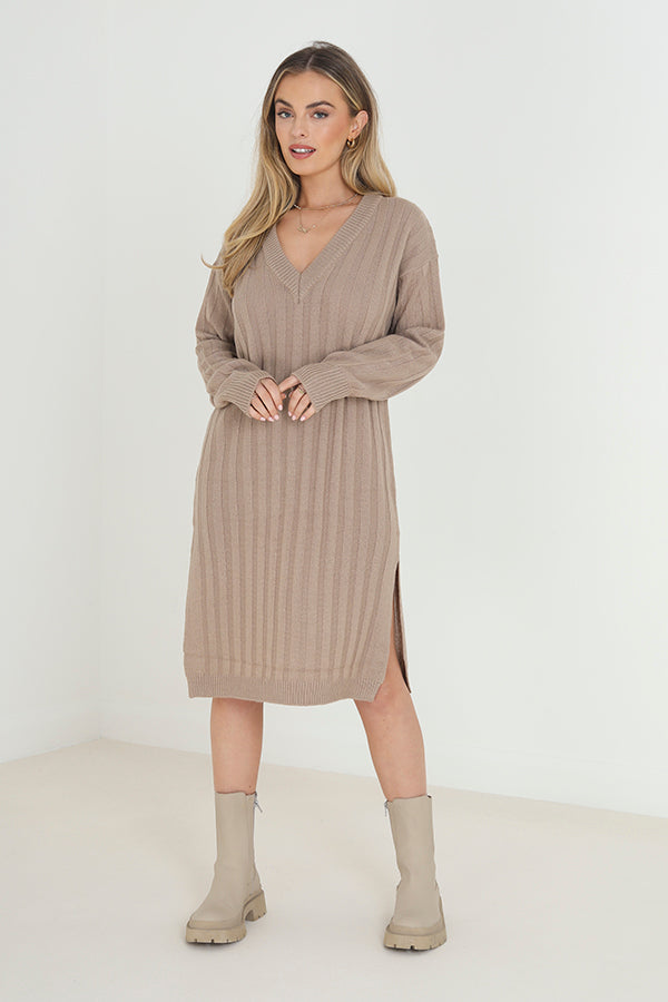 Oversized Rib Dress